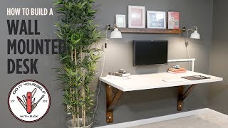 Build a Wall Mounted Desk
