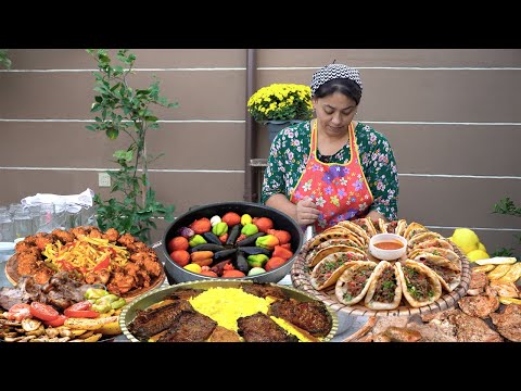Azerbaijani Woman Cooks 26 Dishes and Sweets in 11 Hours