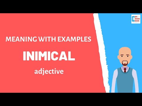 Inimical | Meaning with examples | My Word Book