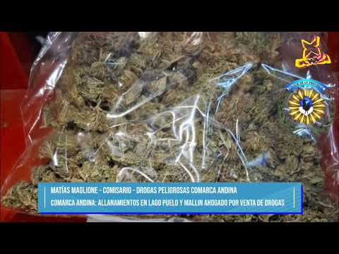 ➡️Comarca Andina: allanamientos en Lago Puelo y Mallin Ahogado por venta de drogas⬅️