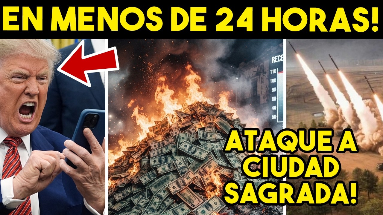 Martillazo de Irán! TRUMP ACEPTA DERROTA, ataque a ciudad sagrada. EEUU al borde del colapso