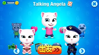 Talking Tom Splash Force Chinese Version - All Angela vs All Raccoons - Android iOS