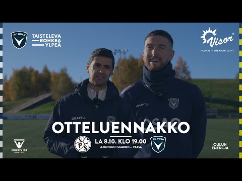 ACOTV: Visor otteluennakko VPS - AC Oulu 8.10.2022 (Veikkausliiga)