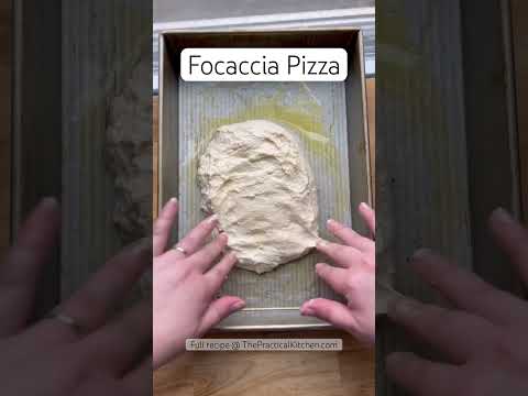 This is my BEST ever focaccia pizza recipe 🙌🙌🙌 #focaccia #pizzarecipe