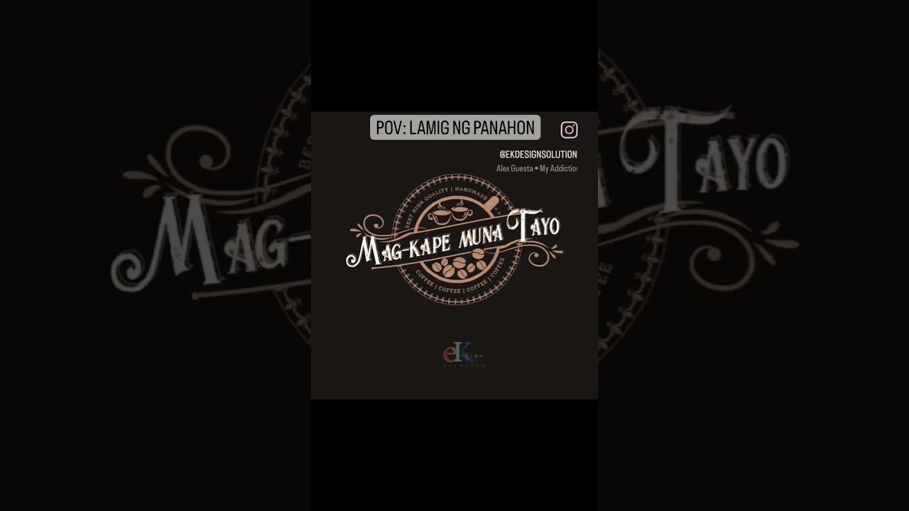 Logo for coffee shop .. message us at ekdesignsolution.com for your logo needs 🤗. God bless! 💕