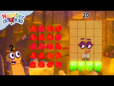 Let's Multiply 1 to 20! | Back to School Multiplication for Kids | Learn to Count | @Numberblocks