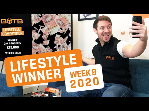 BOTB Lifestyle Competition Winner! Jake Godfrey – £15,000 Cash – Week 9 2020