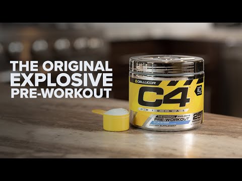 Cellucor C4 Pre-Workout Original, 0.80 LBS, 360 G, 60 Servings