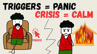 Trauma Survivors Overreact to Triggers but Stay Calm in Real Crisis — Because…