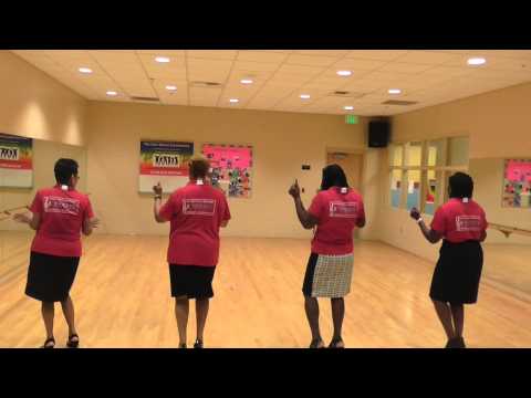 The Line Dance Connection performing MR GET 2 STEPPIN MAN