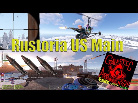 HUGE RAIDS ON RUSTORIA US MAIN - Rust