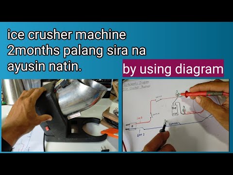 Ice crusher machine 2 months palang sira na ayaw mag start tara ayusin natin yan JM TUTORIAL