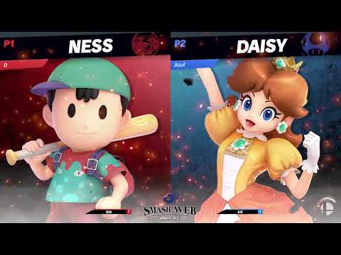 Smash-Web #22: 0chazuke (Ness) vs Aluf (Daisy) - WSF Smash Ultimate