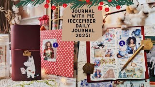 My December daily journal 2025, my journaling process + new stationery unboxing)