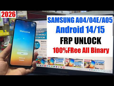 Samsung A04/A04e/A05 FRP Bypass 2026, Remove Google Account | A04, A05 FRP Unlock Android 13/14/15