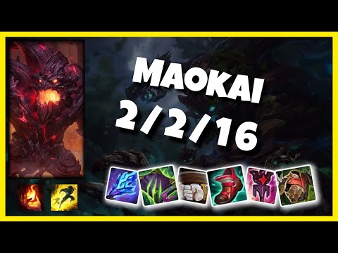Maokai vs Galio OCE Challenger SUPPORT (2/2/16) - v11.1