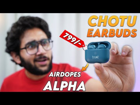 Compact Yet Impactful - boAt Airdopes Alpha | TWS Earbuds Under Rs.1000/-