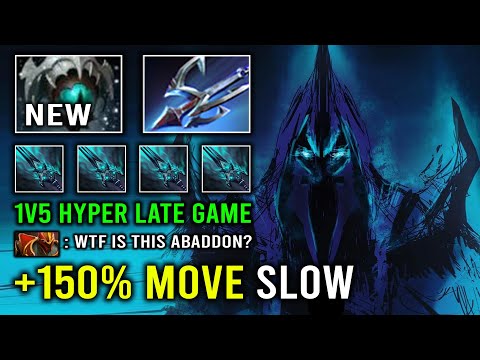WTF 150% Move Slow Skadi + Harpoon Abaddon Brutal Agility Speed | NEW 7.33 Hyper Carry Dota 2