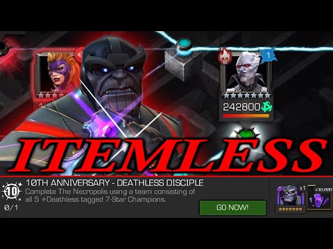 DEATHLESS NECROPOLIS CHALLENGE ITEMLESS (Not Titania path or Apocalypse path)