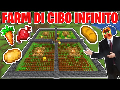 Farm di PANE, CAROTE, PATATE e BARBABIETOLE full automatica - Tutorial ITA per JAVA e BEDROCK MCPE