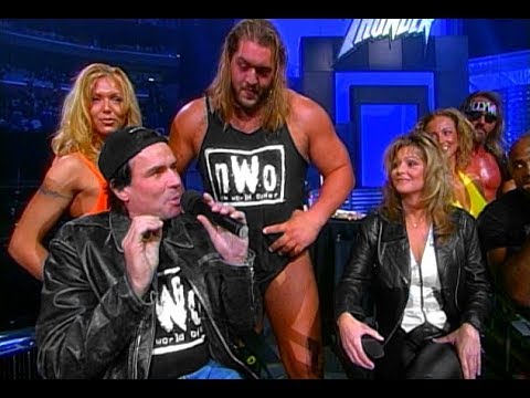 (720pHD): WCW Thunder 06/11/98 - Miss Elizabeth, Eric Bischoff & The Giant Segment