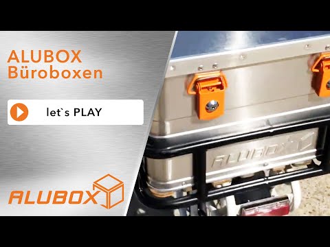 Ideal für's Office - ALUBOX Büro Boxen (BB-Serie) - rauf aufs Fahrrad und ab ins Büro