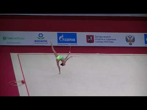 Bravikova Juliia (RUS)  clubs  Qual  Grand Prix Moscow 2018