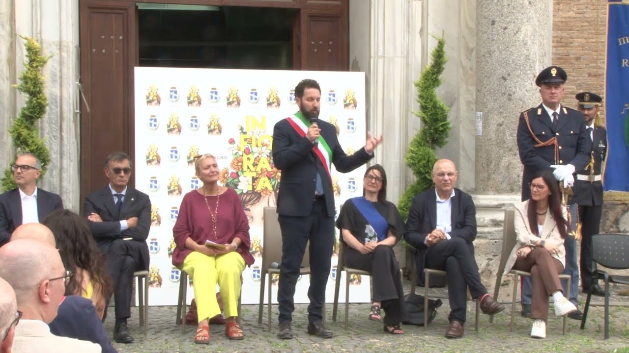 Genzano, il video del Sindaco Zoccolotti alla inaugurazione della 247ª Infiorata