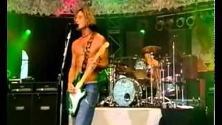 shirtless Gavin Rossdale (Bush) throws himself to the floor - Cold Contagious - Bizarre