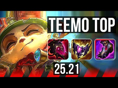 TEEMO vs JAX (TOP) | Dominating | EUW Master | 25.21