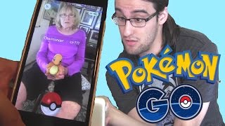 GRANDMA PLAYS *POKEMON GO*