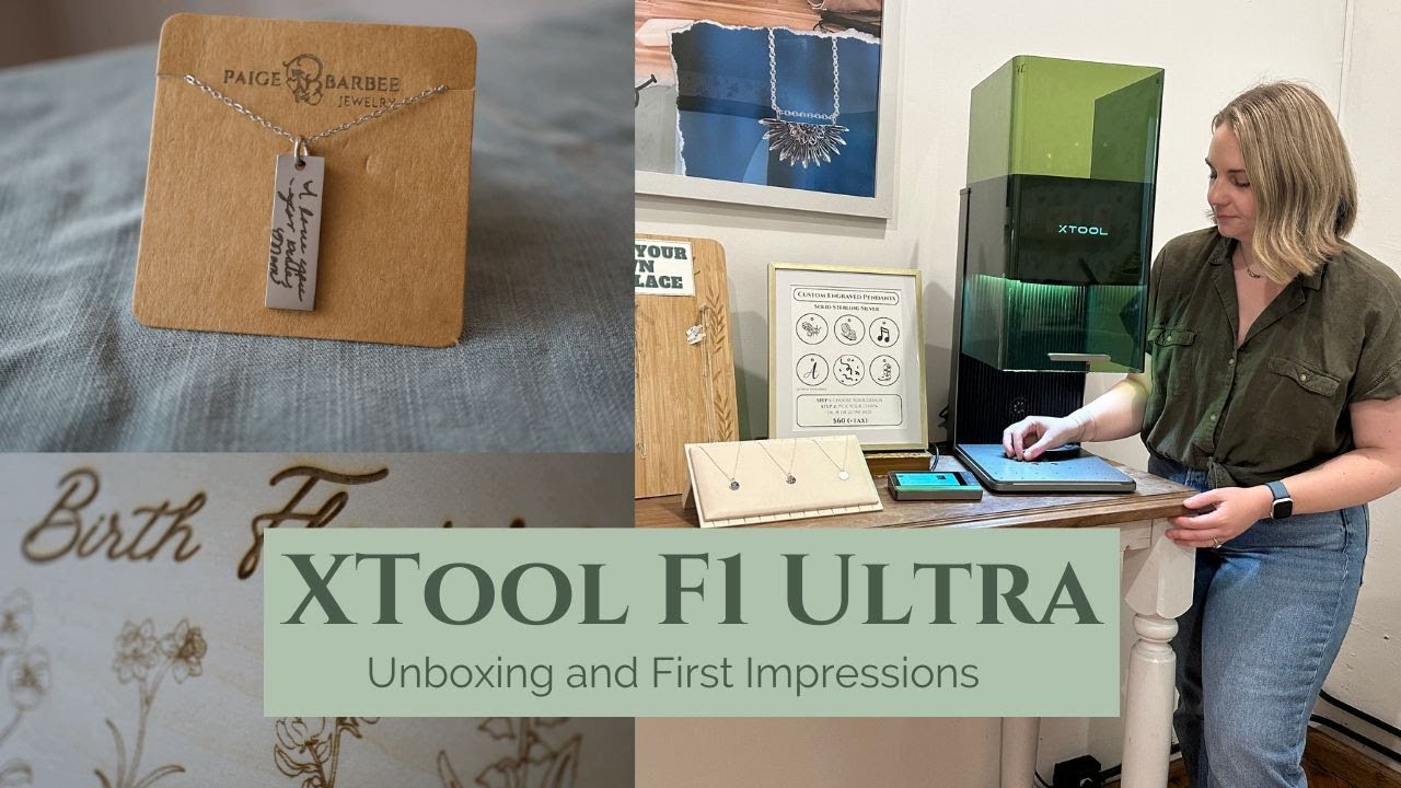 XTool F1 Ultra Jewelry Making First Impressions | Jewelry Engraving Machine