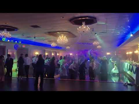 Touch of Excellence Banquet Hall Dance floor.  DJ Lights