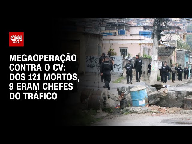 Polícia matou 9 chefes do tráfico em megaoperação contra o CV | CNN 360º