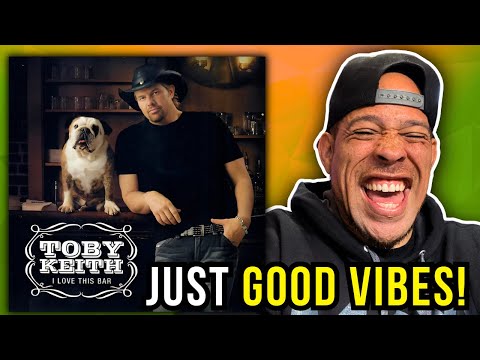 Rapper FIRST time REACTION to Toby Keith - I Love This Bar! Hahaha he's a G...