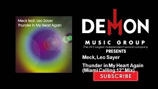 Meck, Leo Sayer - Thunder in My Heart Again - Miami Calling 12" Mix