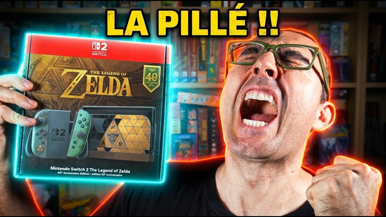 Youtuber de 51 años COMPRA una SWITCH 2 de Zelda 40 aniversario y pasa ESTO