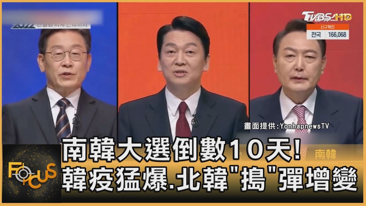 南韓大選倒數10天！韓疫猛爆.北韓「搗」彈增變數