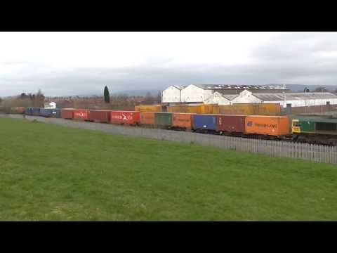 Freightliner Class 66 No 66556 on 4M22 Leeds F L T - Crewe Basford Hall S.S.M on 15.3.14 - 1080HD