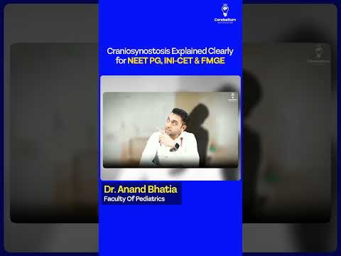 Craniosynostosis Made Easy | NEET PG, INI-CET & FMGE | Dr. Anand Bhatia #shorts