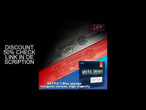 729 Friendship BATTLE 2 Special Provincial Blue Sponge Table Tennis Rubber Specially Made Enhanced V