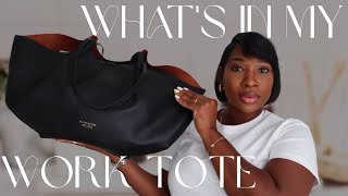 What’s In My Work Bag 2025 | H&M Shopper Tote Review + Essentials