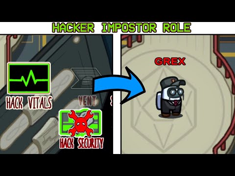 What if Innersloth added New 'Hacker' impostor Role in Among Us - Among Us New Roles Update