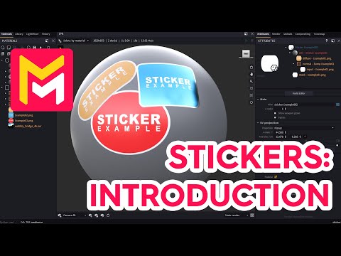 Maverick Render Product Viz Stickers Introduction