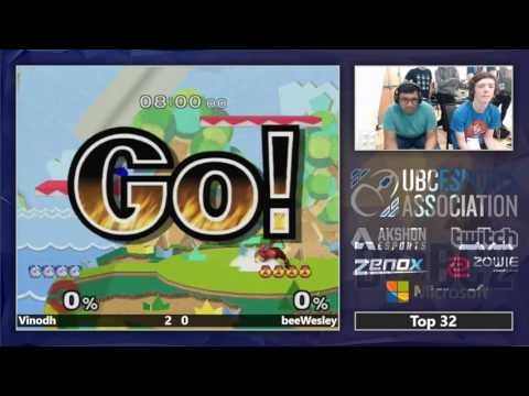 Vinodh vs beeWesley Top 32 Melee   Battle of BC 2