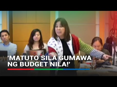 'Mag isip-isip sila!' Legarda loses cool during bicam hearing | ABS-CBN News