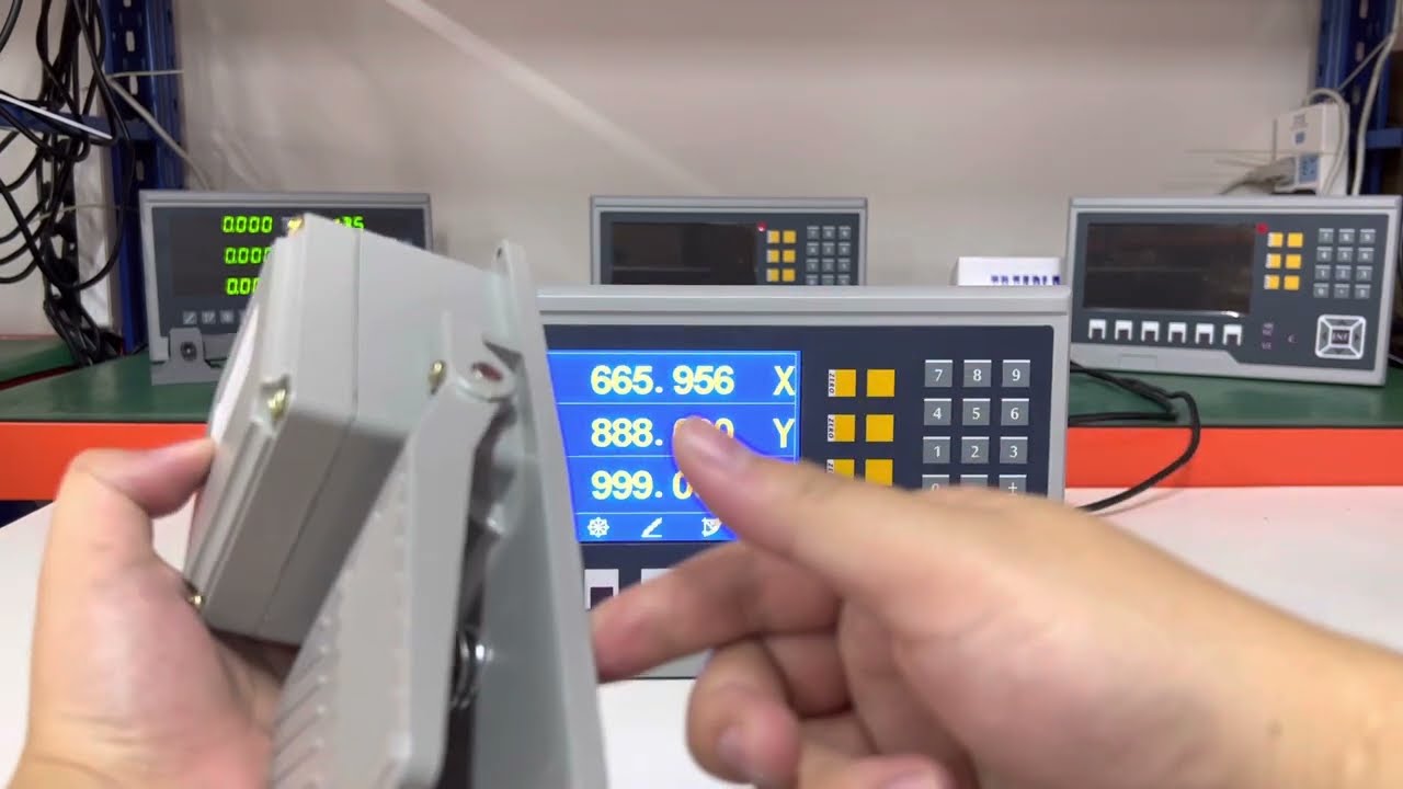 Foot Switch On Digital Readout (DRO) System