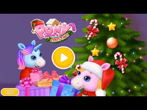 PLAY FUN BABY PONY CARE KIDS GAMES - PONY SISTERS BABY HORSE CARE
