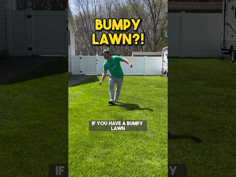 , title : 'How to level a bumpy lawn! #lawncare #lawnleveling #grass #dadbod #howto #diy #spring #renovation'