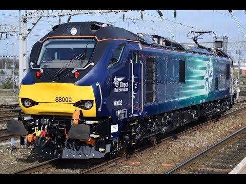 #863: [Test Run] DRS Class 88002 passes Crewe (27/03/17)